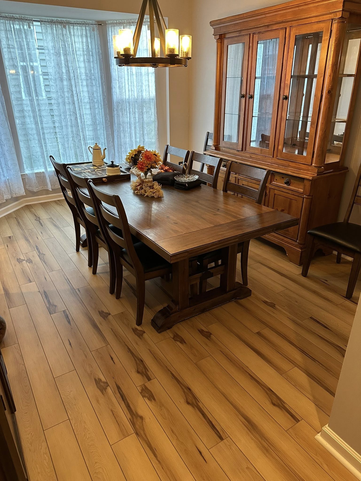 LVP flooring Warrenton VA dining room